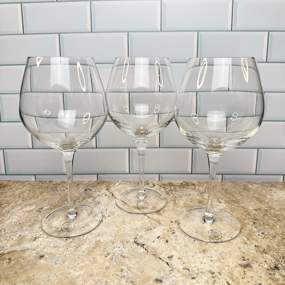 Lenox Clear Tuscany Classics Red Wine Glass Set of 3
